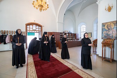 Митрополит Игнатий посетил с архипастырским визитом Свято-Сергиевский женский монастырь с. Алексеевка Базарно-Карабулакского района