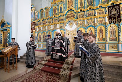 Митрополит Игнатий посетил с архипастырским визитом Свято-Сергиевский женский монастырь с. Алексеевка Базарно-Карабулакского района