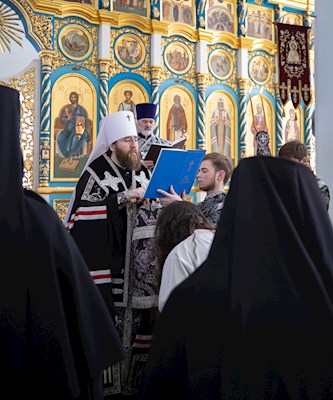 Митрополит Игнатий посетил с архипастырским визитом Свято-Сергиевский женский монастырь с. Алексеевка Базарно-Карабулакского района