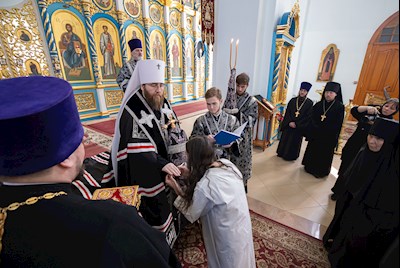 Митрополит Игнатий посетил с архипастырским визитом Свято-Сергиевский женский монастырь с. Алексеевка Базарно-Карабулакского района