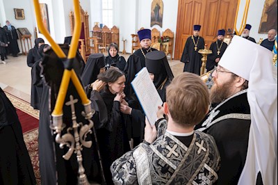 Митрополит Игнатий посетил с архипастырским визитом Свято-Сергиевский женский монастырь с. Алексеевка Базарно-Карабулакского района