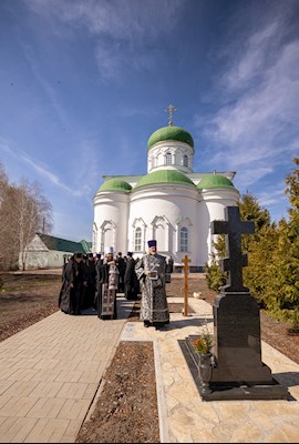 Митрополит Игнатий посетил с архипастырским визитом Свято-Сергиевский женский монастырь с. Алексеевка Базарно-Карабулакского района