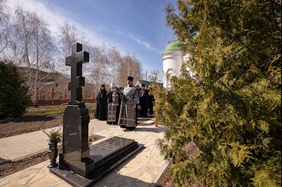 Митрополит Игнатий посетил с архипастырским визитом Свято-Сергиевский женский монастырь с. Алексеевка Базарно-Карабулакского района