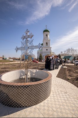 Митрополит Игнатий посетил с архипастырским визитом Свято-Сергиевский женский монастырь с. Алексеевка Базарно-Карабулакского района