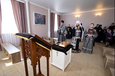 Митрополит Игнатий посетил с архипастырским визитом Свято-Сергиевский женский монастырь с. Алексеевка Базарно-Карабулакского района