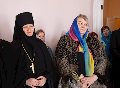 Митрополит Игнатий посетил с архипастырским визитом Свято-Сергиевский женский монастырь с. Алексеевка Базарно-Карабулакского района