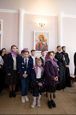 Митрополит Игнатий посетил с архипастырским визитом Свято-Сергиевский женский монастырь с. Алексеевка Базарно-Карабулакского района