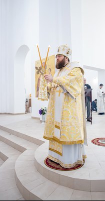 Митрополит Игнатий совершил малое освящение храма святителя Тихона Задонского г. Саратова и Божественную литургию в новоосвященном храме
