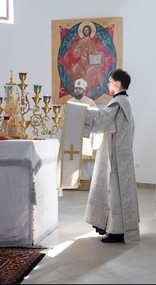 Митрополит Игнатий совершил малое освящение храма святителя Тихона Задонского г. Саратова и Божественную литургию в новоосвященном храме
