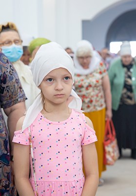 Митрополит Игнатий совершил малое освящение храма святителя Тихона Задонского г. Саратова и Божественную литургию в новоосвященном храме