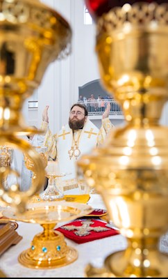 Митрополит Игнатий совершил малое освящение храма святителя Тихона Задонского г. Саратова и Божественную литургию в новоосвященном храме