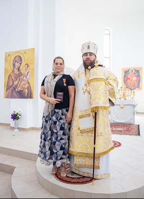Митрополит Игнатий совершил малое освящение храма святителя Тихона Задонского г. Саратова и Божественную литургию в новоосвященном храме