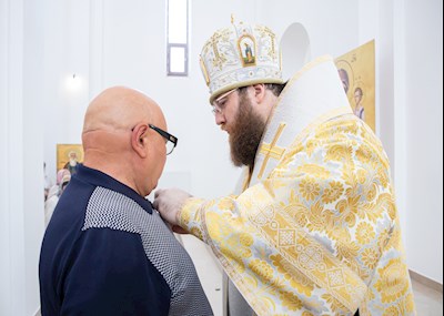 Митрополит Игнатий совершил малое освящение храма святителя Тихона Задонского г. Саратова и Божественную литургию в новоосвященном храме