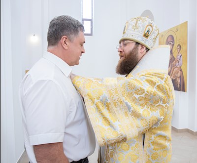 Митрополит Игнатий совершил малое освящение храма святителя Тихона Задонского г. Саратова и Божественную литургию в новоосвященном храме