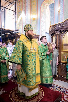Митрополит Игнатий совершил Божественную литургию в Свято-Иоанновском женском монастыре с. Алексеевка Хвалынского района