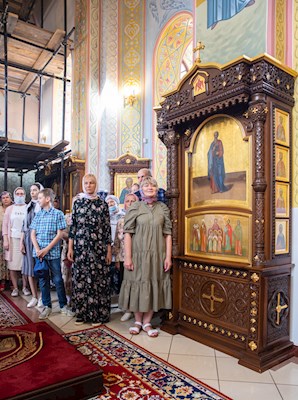 Митрополит Игнатий совершил Божественную литургию в Свято-Иоанновском женском монастыре с. Алексеевка Хвалынского района