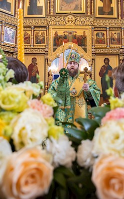 Митрополит Игнатий совершил Божественную литургию в Свято-Иоанновском женском монастыре с. Алексеевка Хвалынского района