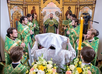 Митрополит Игнатий совершил Божественную литургию в Свято-Иоанновском женском монастыре с. Алексеевка Хвалынского района