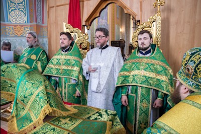 Митрополит Игнатий совершил Божественную литургию в Свято-Иоанновском женском монастыре с. Алексеевка Хвалынского района