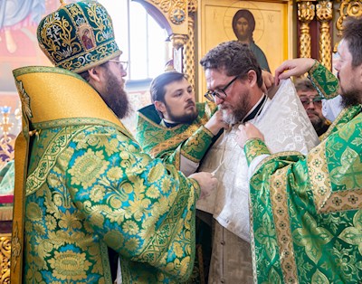 Митрополит Игнатий совершил Божественную литургию в Свято-Иоанновском женском монастыре с. Алексеевка Хвалынского района