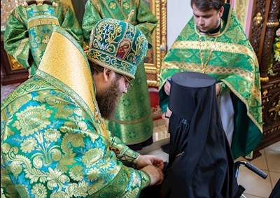 Митрополит Игнатий совершил Божественную литургию в Свято-Иоанновском женском монастыре с. Алексеевка Хвалынского района