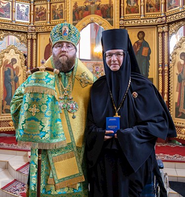 Митрополит Игнатий совершил Божественную литургию в Свято-Иоанновском женском монастыре с. Алексеевка Хвалынского района