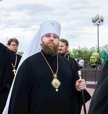 Митрополит Игнатий совершил Божественную литургию в Свято-Иоанновском женском монастыре с. Алексеевка Хвалынского района