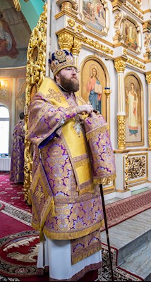 Митрополит Игнатий совершил Божественную литургию в храме Всех святых, в земле Русской просиявших, г. Саратова