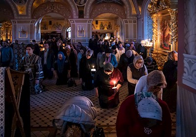 Митрополит Игнатий совершил великое повечерие с чтением канона преподобного Андрея Критского в Свято-Троицком кафедральном соборе г. Саратова