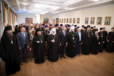 Состоялся торжественный акт, посвященный 30-летию возрождения семинарии