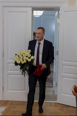 Врио губернатора Саратовской области поздравил владыку Игнатия с годовщиной архиерейской хиротонии