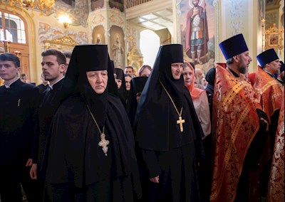 Митрополит Игнатий совершил Великую пасхальную вечерню в Покровском соборе г. Саратова