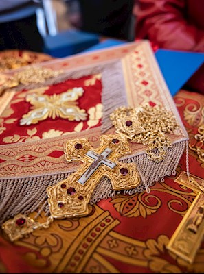 Митрополит Игнатий совершил Великую пасхальную вечерню в Покровском соборе г. Саратова
