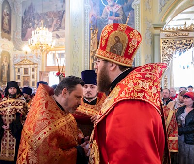 Митрополит Игнатий совершил Великую пасхальную вечерню в Покровском соборе г. Саратова