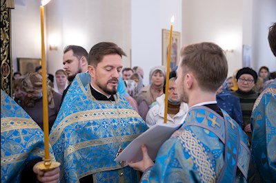 Митрополит Игнатий совершил молебен перед иконой Божией Матери «Победительная»
