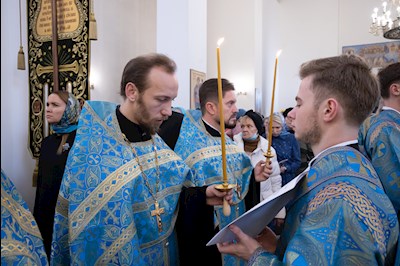 Митрополит Игнатий совершил молебен перед иконой Божией Матери «Победительная»