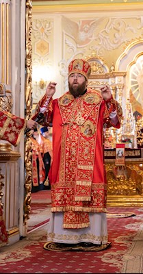 Митрополит Игнатий совершил Великую пасхальную вечерню в Покровском соборе г. Саратова