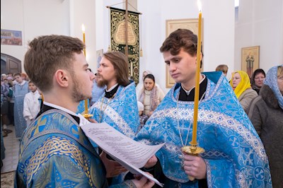 Митрополит Игнатий совершил молебен перед иконой Божией Матери «Победительная»