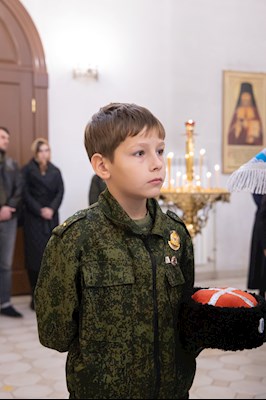 Митрополит Игнатий совершил молебен перед иконой Божией Матери «Победительная»
