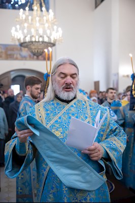 Митрополит Игнатий совершил молебен перед иконой Божией Матери «Победительная»