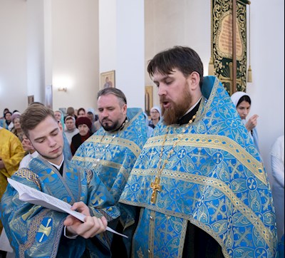 Митрополит Игнатий совершил молебен перед иконой Божией Матери «Победительная»