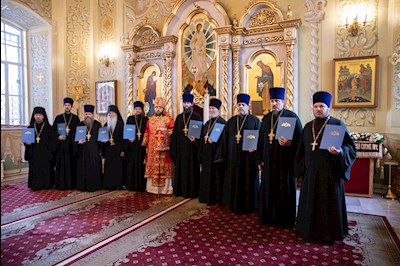 Митрополит Игнатий совершил Великую пасхальную вечерню в Покровском соборе г. Саратова
