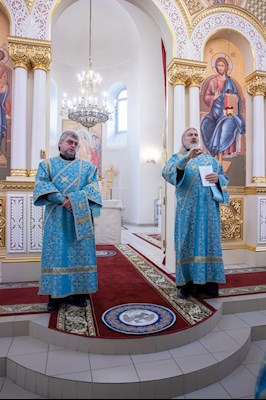 Митрополит Игнатий совершил молебен перед иконой Божией Матери «Победительная»