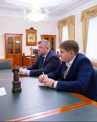 Митрополит Игнатий встретился с главой города Михаилом Исаевым