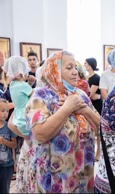 Митрополит Игнатий совершил Великое освящение храма святых первоверховных апостолов Петра и Павла г. Аткарска и Божественную литургию в новоосвященном храме