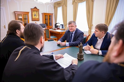 Митрополит Игнатий встретился с главой города Михаилом Исаевым