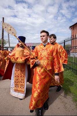 Митрополит Игнатий совершил Божественную литургию в храме в честь Покрова Пресвятой Богородицы г. Петровска