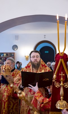Митрополит Игнатий совершил Божественную литургию в храме святых бессребреников и чудотворцев Космы и Дамиана г. Саратова