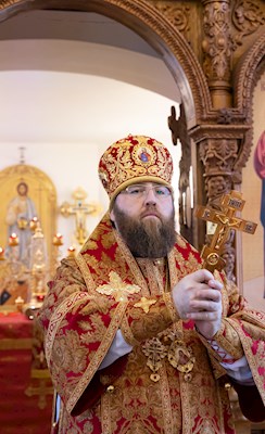 Митрополит Игнатий совершил Божественную литургию в храме святых бессребреников и чудотворцев Космы и Дамиана г. Саратова