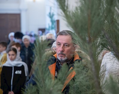 Митрополит Игнатий совершил Божественную литургию в кафедральном соборе Живоначальной Троицы г. Вольска